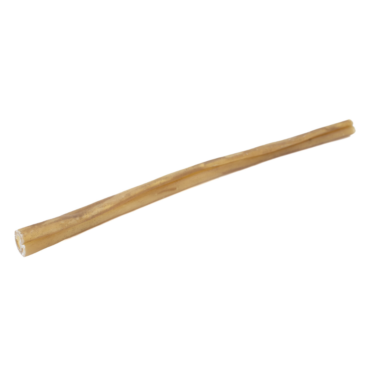 A 10-12 inch standard collagen stick dog treat from Bully Bunches.