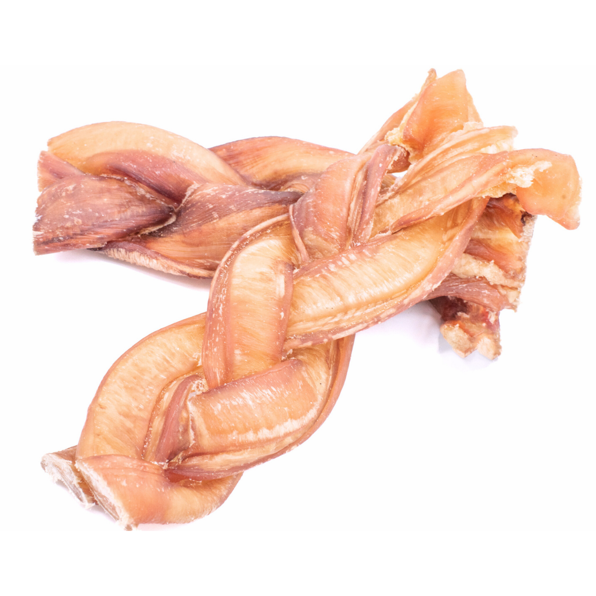 Two 6-inch monster braided bully stick dog treats from Bully Bunches.