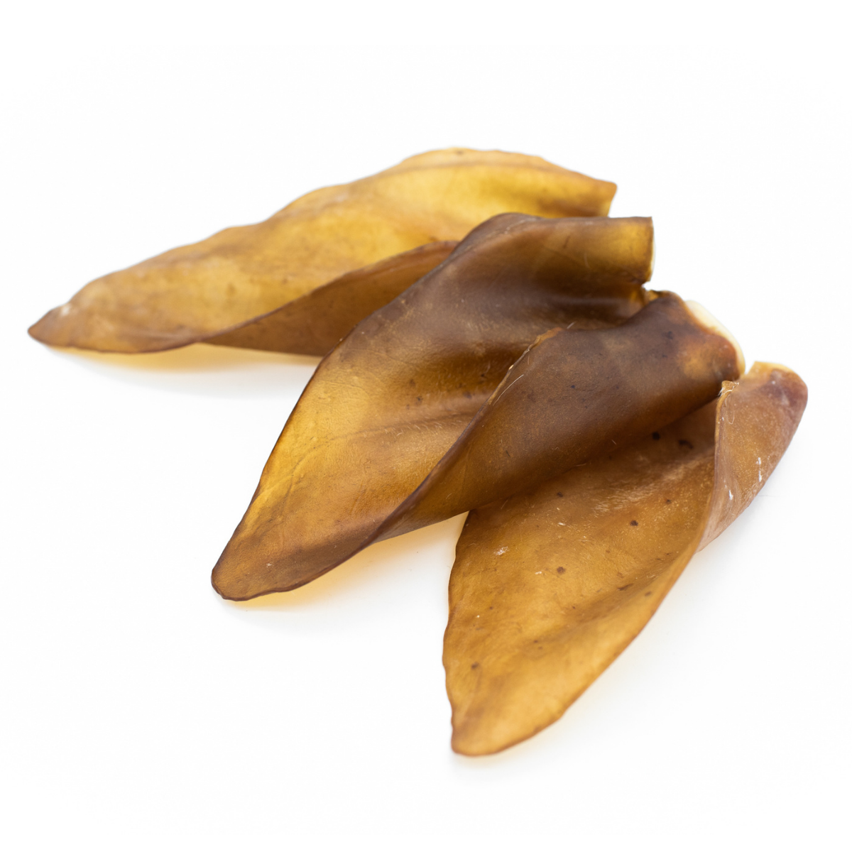 Three natural cow ears from Bully Bunches.