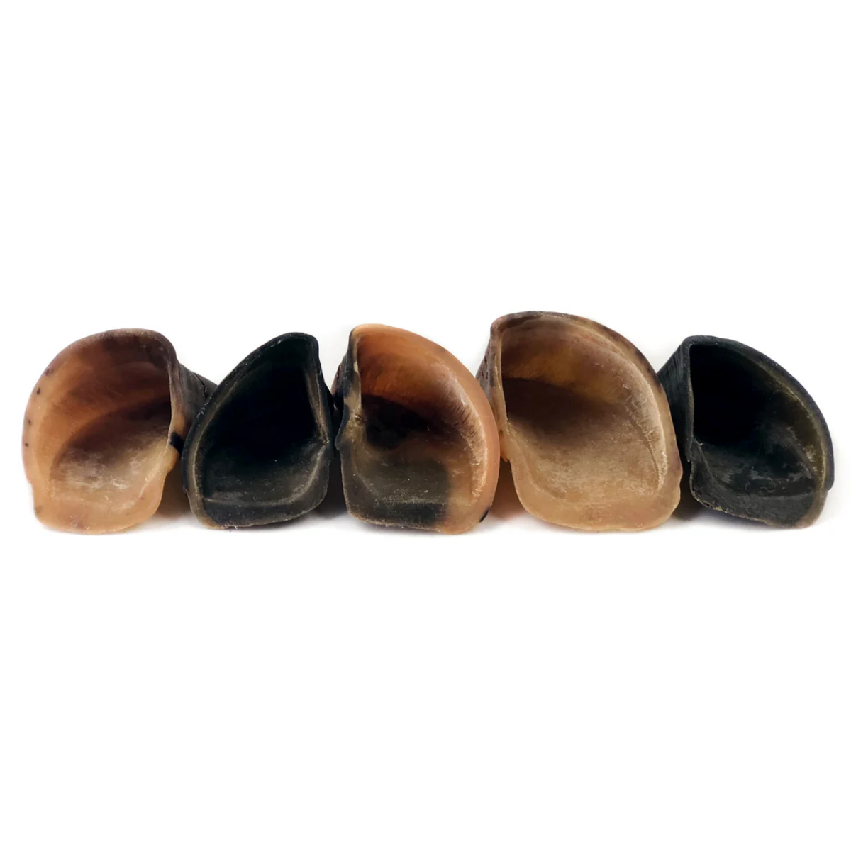 Five cow hoof chews from Bully Bunches.