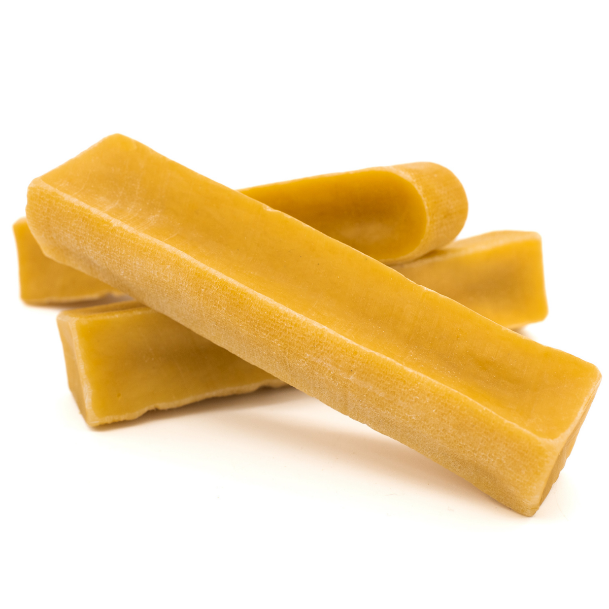 Three Himalayan yak chew extra large dog treats from Bully Bunches.