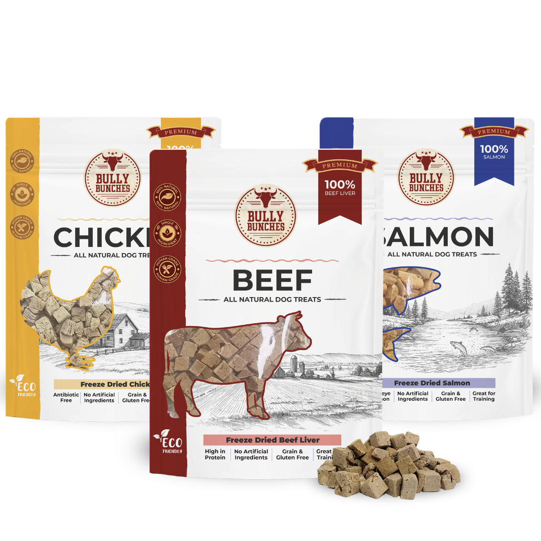 Assortiment de 3 sachets de 100 g / 3,5 oz d'arômes lyophilisés