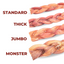 6 Inch Standard Braided Bully Stick